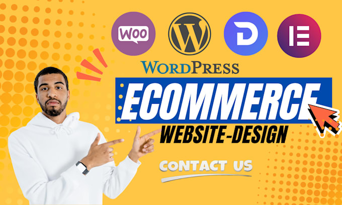 Gig Preview - Design ecommerce store wordpress blog, woocommerce website, online store website