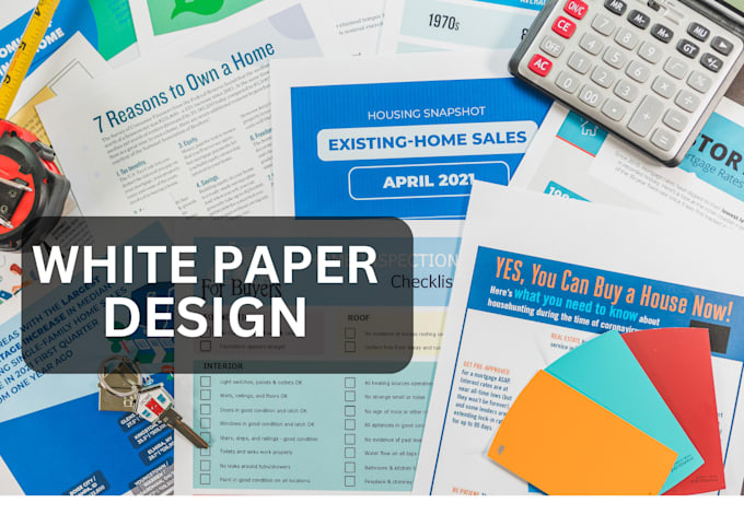 Gig Preview - Write white paper, white paper design, crypto white paper, brochure design, nft