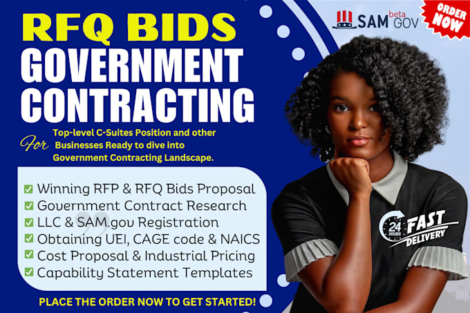 Gig Preview - Write loi, rfp and rfq tender bid proposal writing to secure government contract