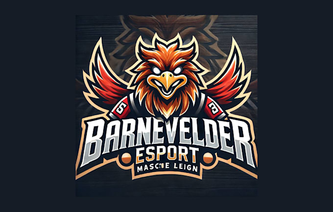 Gig Preview - Design creative barnevelder mascot logo for your company