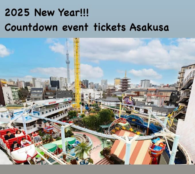 Gig Preview - Book tickets for the new year countdown event in asakusa tiket price included