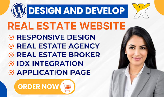 Gig Preview - Develop affordable real estate website on wix, wordpress with interactive maps