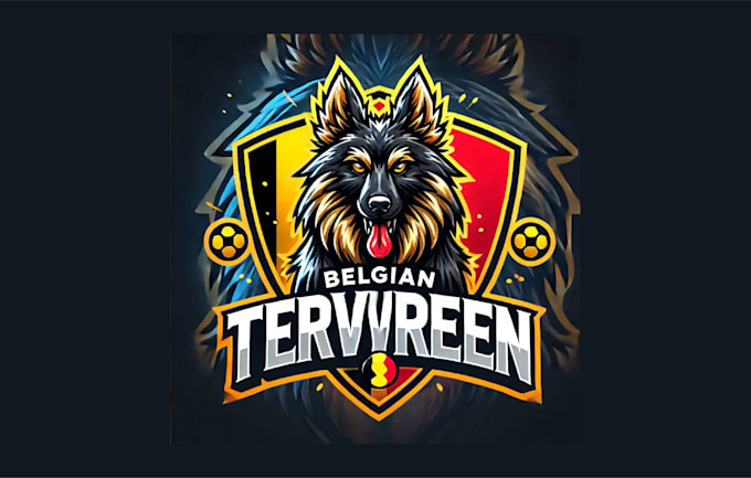 Gig Preview - Design belgian tervuren mascot logo with a new concept