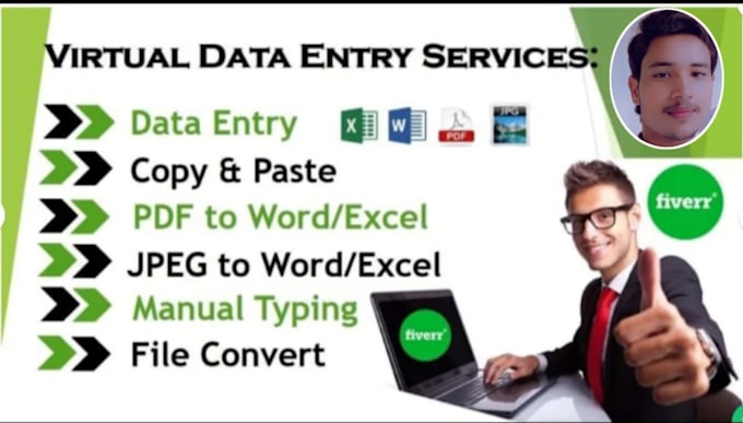 Gig Preview - Do any kind of data entry copy paste in excel