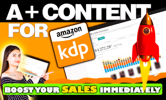 Gig Preview - Design amazon a plus content for your KDP books