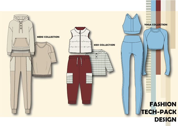 Gig Preview - Create factory support complete fashion tech pack design