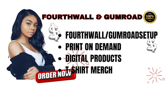 Gig Preview - Be your fourthwall gumroad expert for store setup etsy print on demand etsy pod