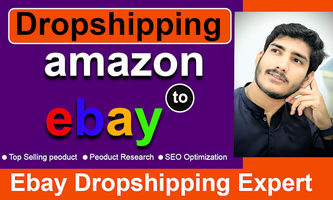 Gig Preview - Do amazon to ebay dropshipping hot listings