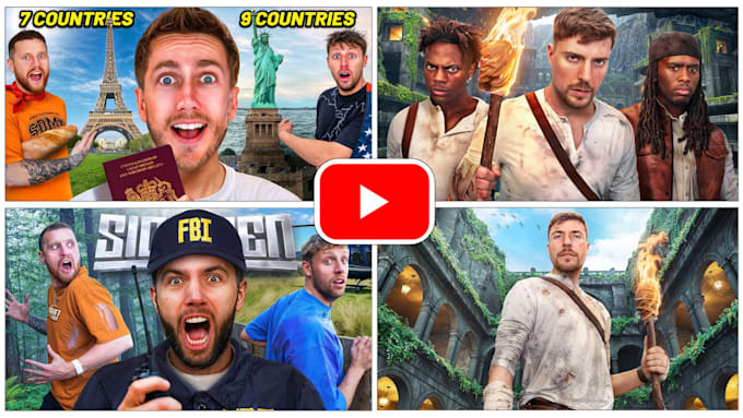 Bestseller - design eye catching youtube podcast thumbnails