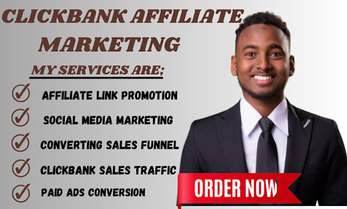 Gig Preview - Do clickbank affiliate link promotion affiliate marketing share link promotion