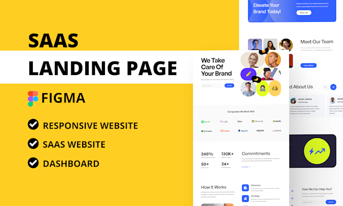 Gig Preview - Landing page design, figma website, design figma landing page