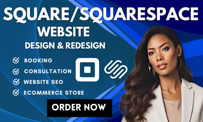 Gig Preview - Build squarespace website redesign squareup website redesign squarespace seo