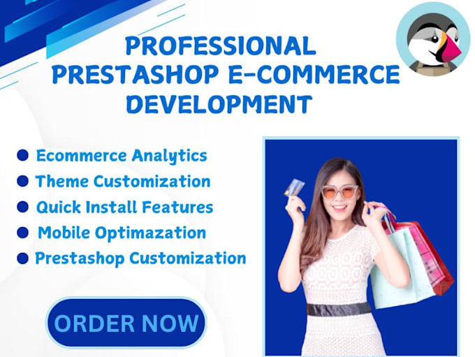 Gig Preview - Prestashop redesign, modules, theme customization, bug fix, core web vitals