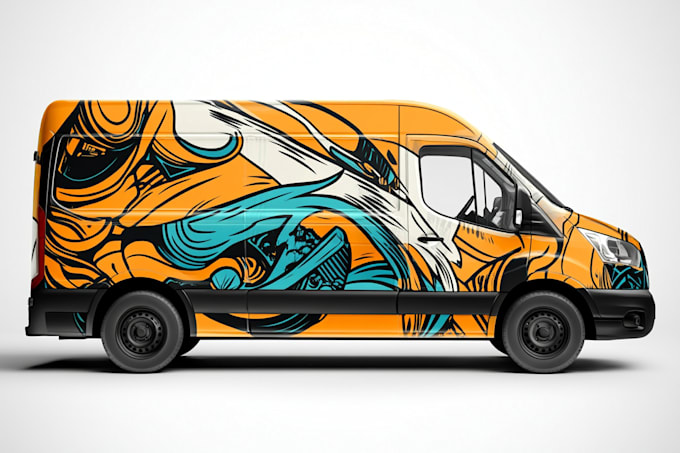 Bestseller - design professional truck, car, van, boat wrap for you