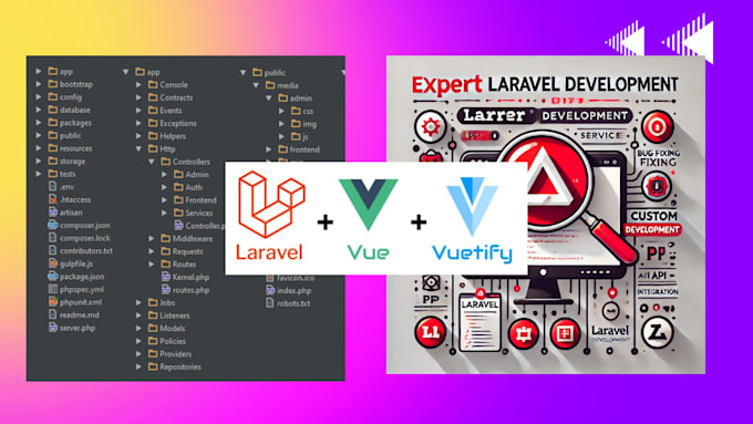 Gig Preview - Develop, fix, and customize your laravel web application