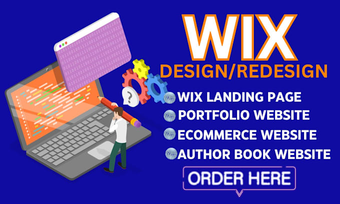 Bestseller - redesign wix website design wix website redesign wix website design landing page