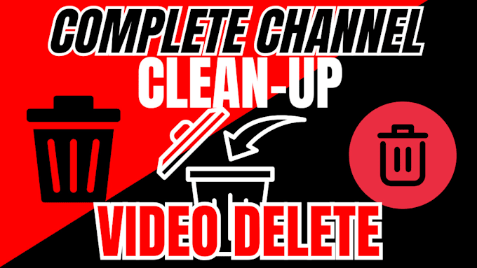 Gig Preview - Permanently delete youtube channels or videos, reputation management