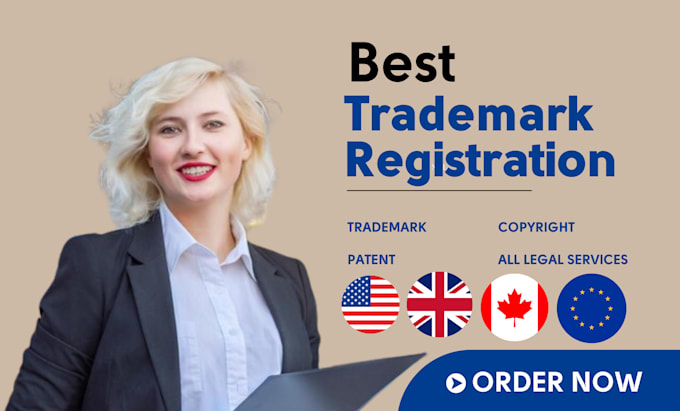 Gig Preview - Professional trademark us registration service for your brand trademark renewal