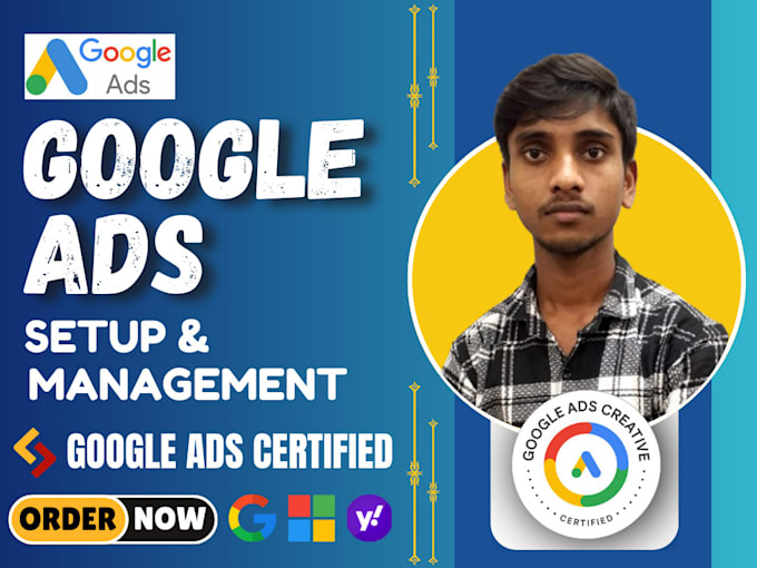 Gig Preview - Be your google ads manager, PPC campaign