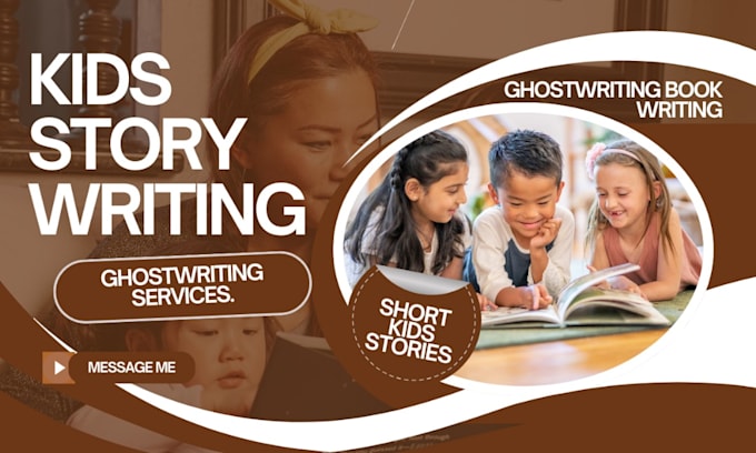 Gig Preview - Ghostwrite children storybooks kids writing story writing short story for kids