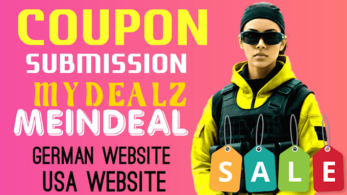 Bestseller - do coupon code submission to mydeals and german website