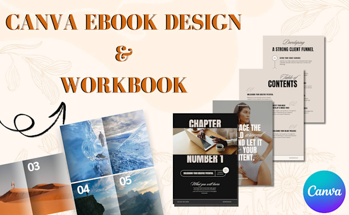 Gig Preview - Design canva ebook, PDF lead magnet, workbook, journal, health and fitness ebook