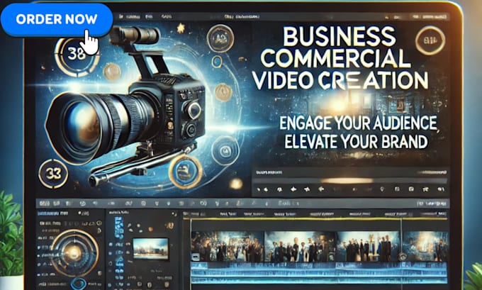 Gig Preview - Create captivating business commercial videos that engage and inspire