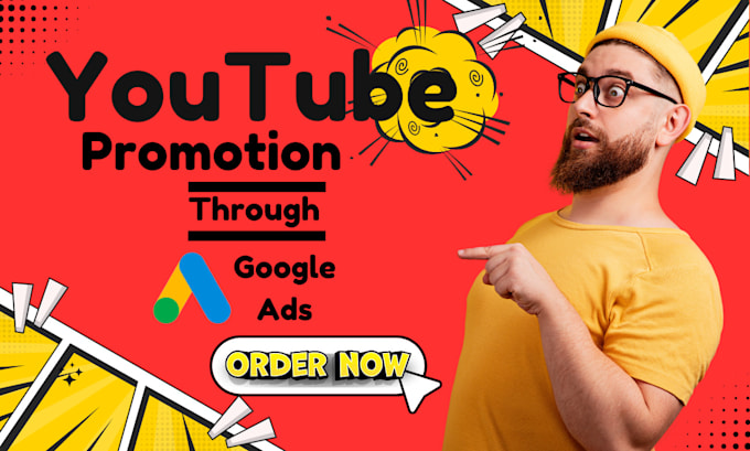 Gig Preview - Manage superfast youtube promotion through google ads