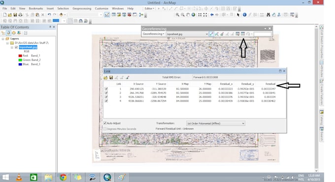 Gig Preview - Do gis based georeferencing and digitization of maps