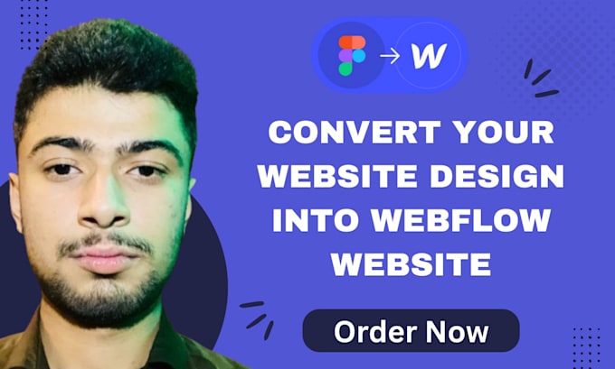 Gig Preview - Convert your design into a webflow website