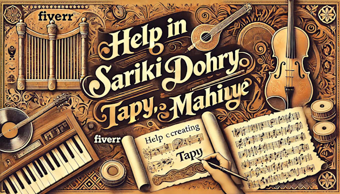 Gig Preview - Help in sariki dohry, tapay, mahyiye, sher