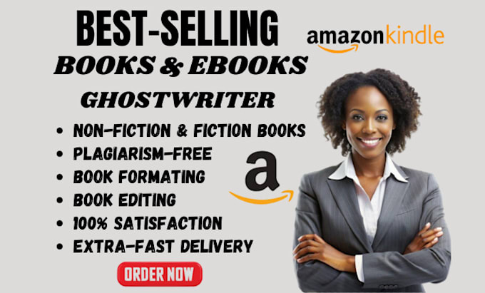 Gig Preview - Ghostwrite your ebook as a ghost book writer, ebook writing, nonfiction