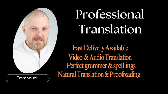 Gig Preview - Translate or transcrip video audio from spanish chinese korean french to english