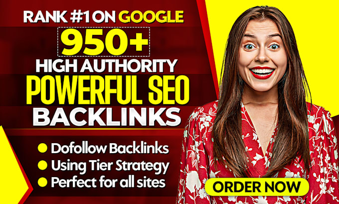 Gig Preview - Do SEO backlinks with high da dofallow contextual link building for google rank