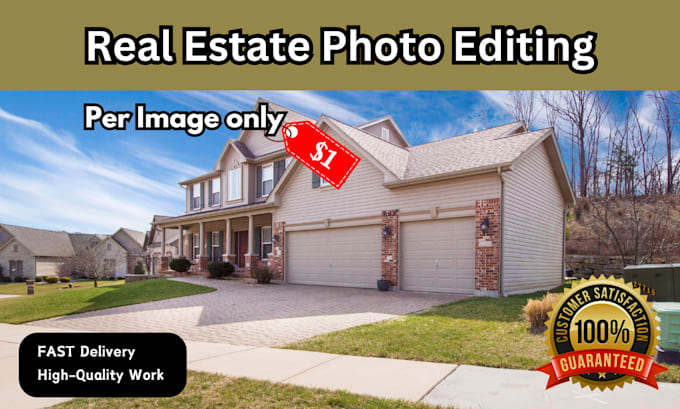 Gig Preview - Edit real estate photos, interior or exterior in photoshop