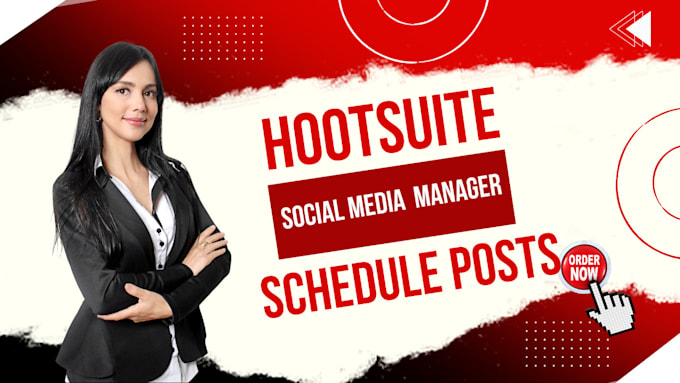 Gig Preview - Schedule your social media posts via hootsuite