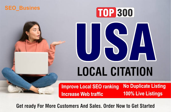 Gig Preview - 300 local citations for google my business ranking