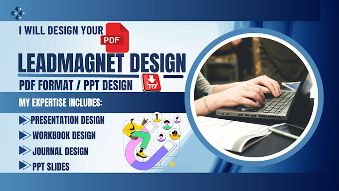 Gig Preview - Do lead magnet design, workbook, PDF lead magnet, presentation design, journal