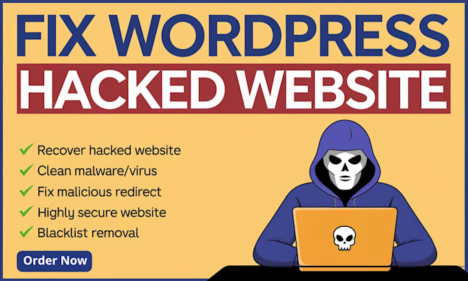 Bestseller - clean malware, virus removal, fix wordpress hacked websites