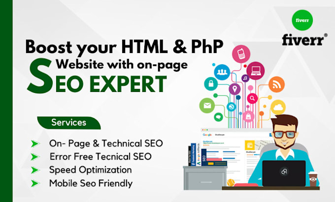 Gig Preview - Transform your HTML and PHP website with expert on page SEO