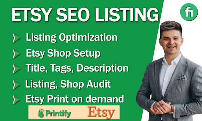 Bestseller - optimize etsy listing with SEO to top rank, boost etsy sales and etsy shop setup