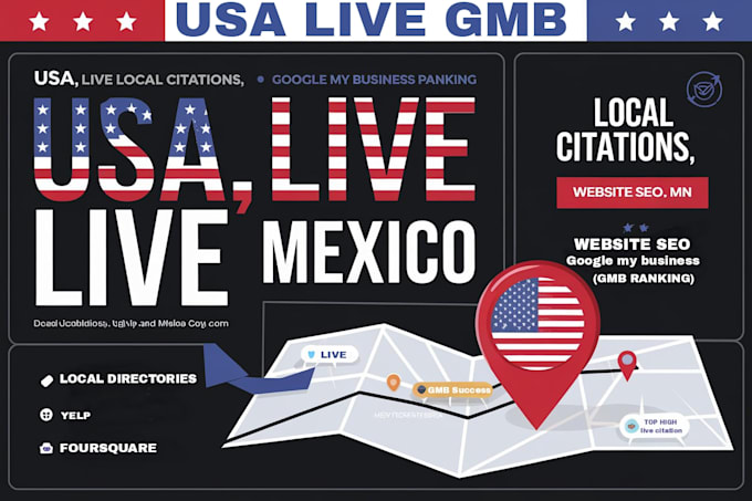 Gig Preview - Put business on 300 USA, UK, and mexico local citations directories local SEO