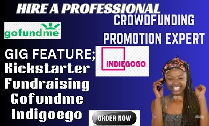 Gig Preview - Create crowdfunding campaign promotion campaign management backer list indiegogo