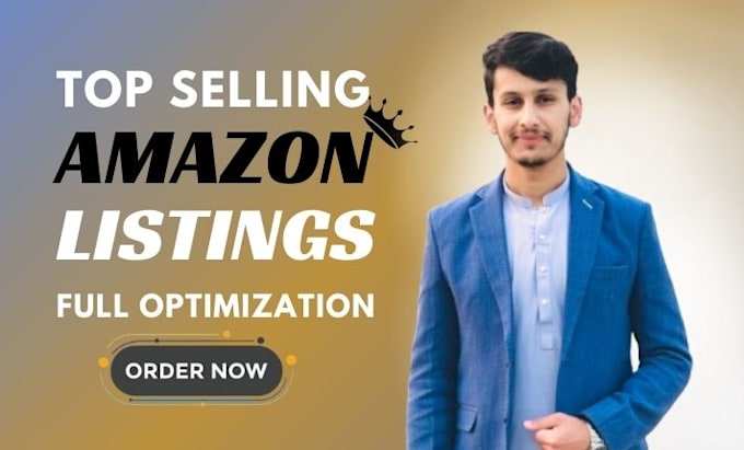 Gig Preview - Write an amazon product listing description with SEO amazon listing optimization