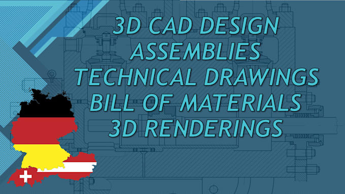 Gig Preview - Do 3d cad model, assemblies, engineering drawings for manufacture