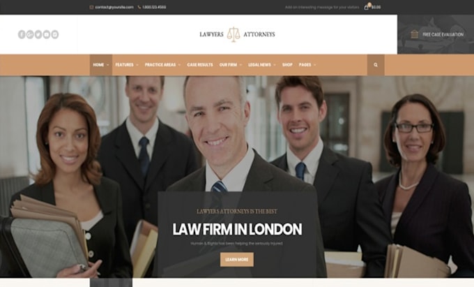 Gig Preview - Write website content for your law firm, personal injury, brain injury website