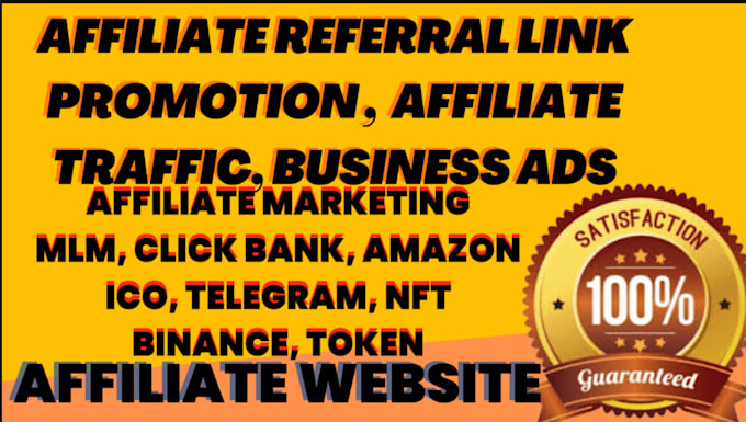 Bestseller - affiliate referral link promotion, affiliate marketing