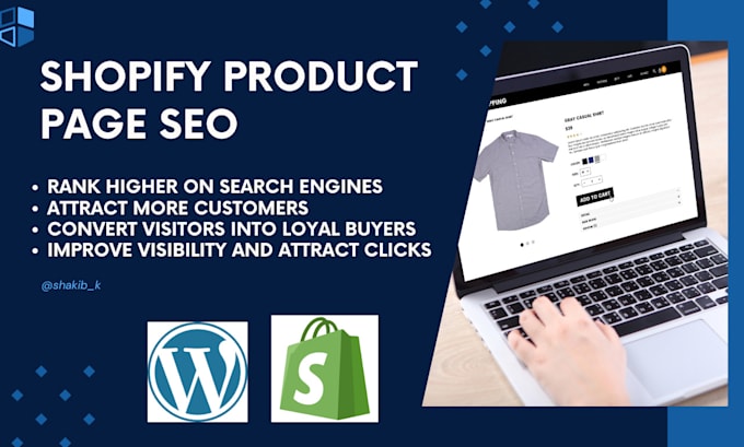 Gig Preview - Do shopify product page SEO and cover the topical map to boost rank