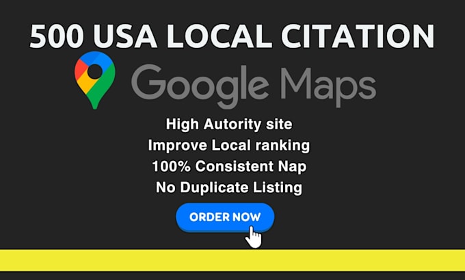 Gig Preview - Create 500 USA local citations and directory listings to boost your gmb ranking