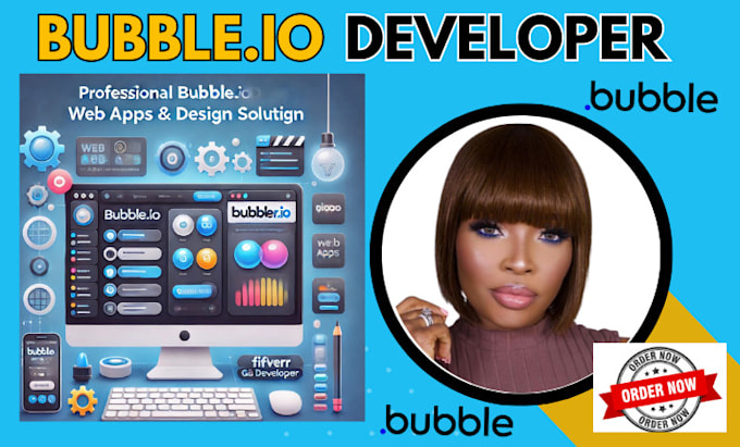 Gig Preview - Design and fix your bubble io website, bubble mobile app bubble saas and mvp